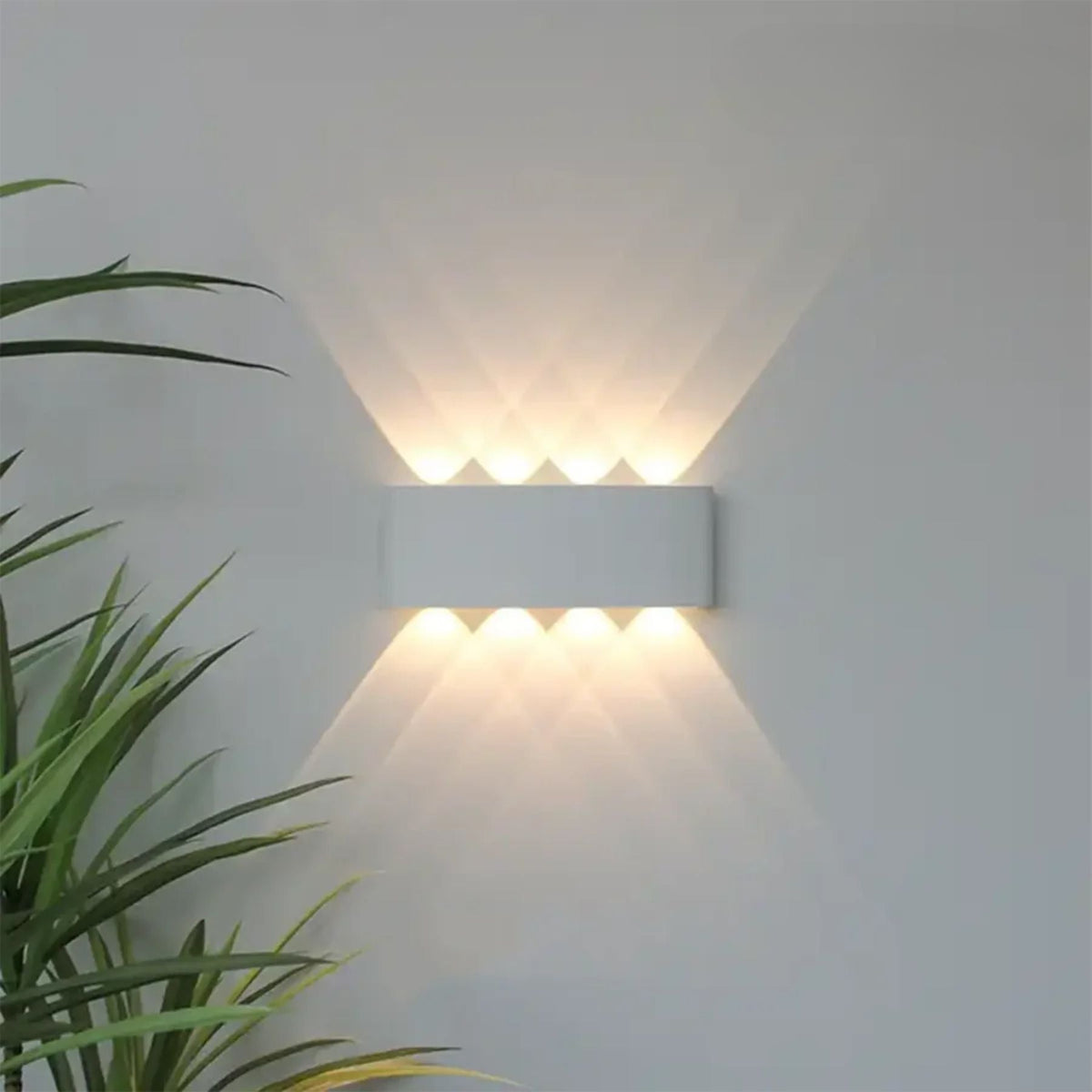 Geometric Up-Down LED Outdoor Wall Light – IP65, 2W to 12W