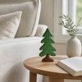 Handmade Wooden Evergreen Tree Tabletop Decor