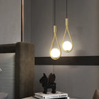Contemporary Minimalist LED Pendant Light – Black or Gold