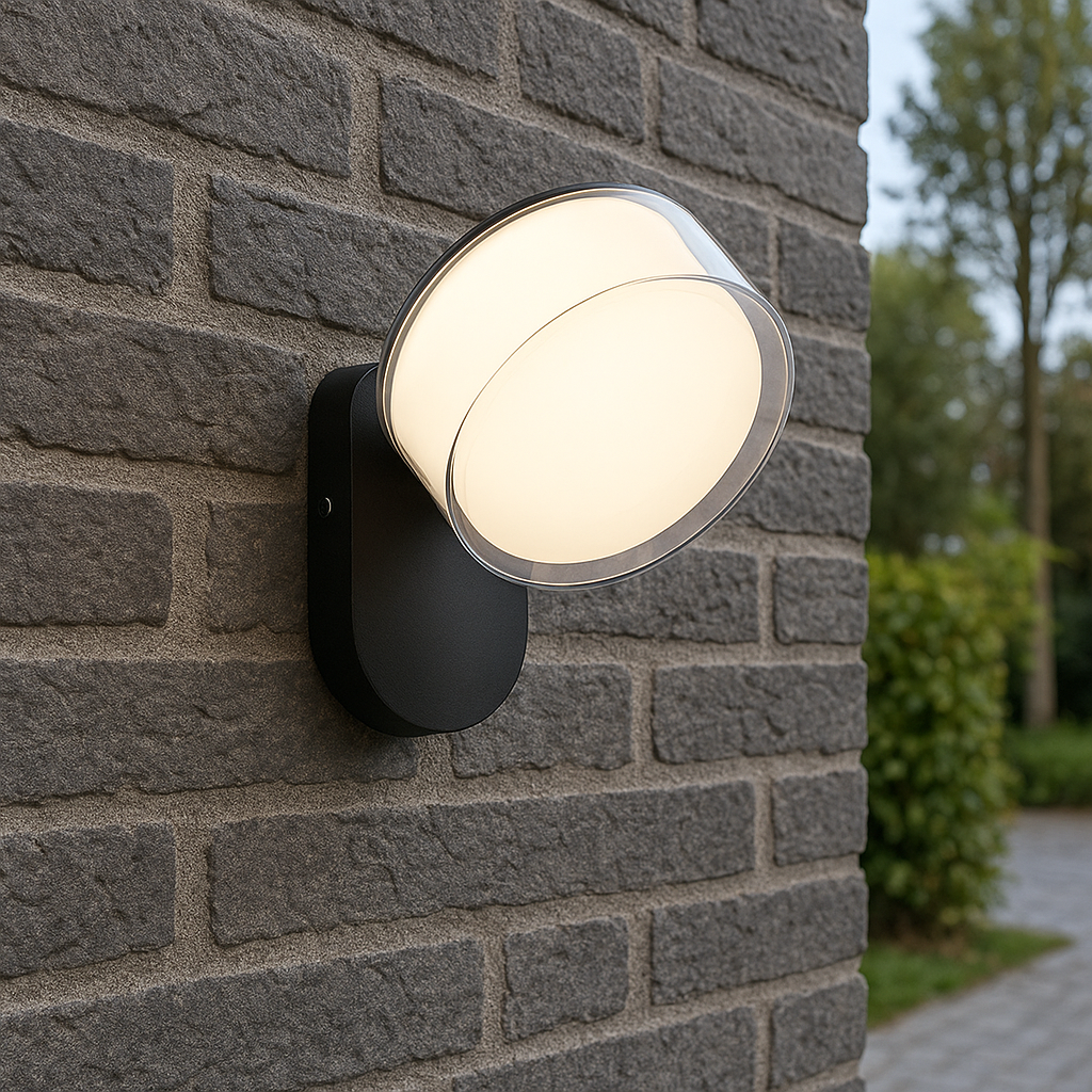 Modern Adjustable LED Outdoor Wall Spotlight