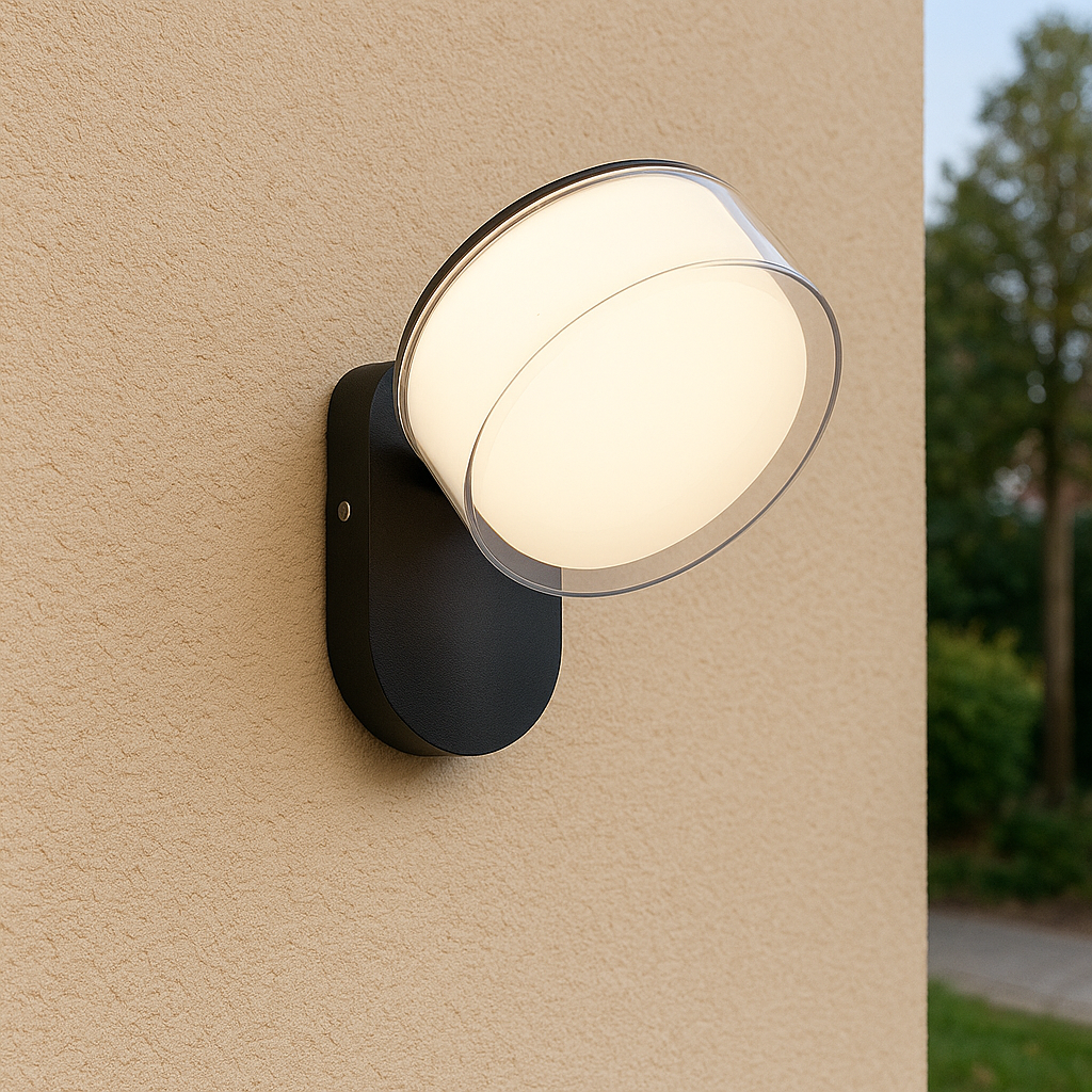 Modern Adjustable LED Outdoor Wall Spotlight