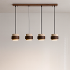 Minimalist Stone Barrel Pendant Light – 1 to 4 Lights
