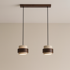 Minimalist Stone Barrel Pendant Light – 1 to 4 Lights