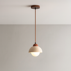 Mushroom Stone Pendant Light – 5.9"