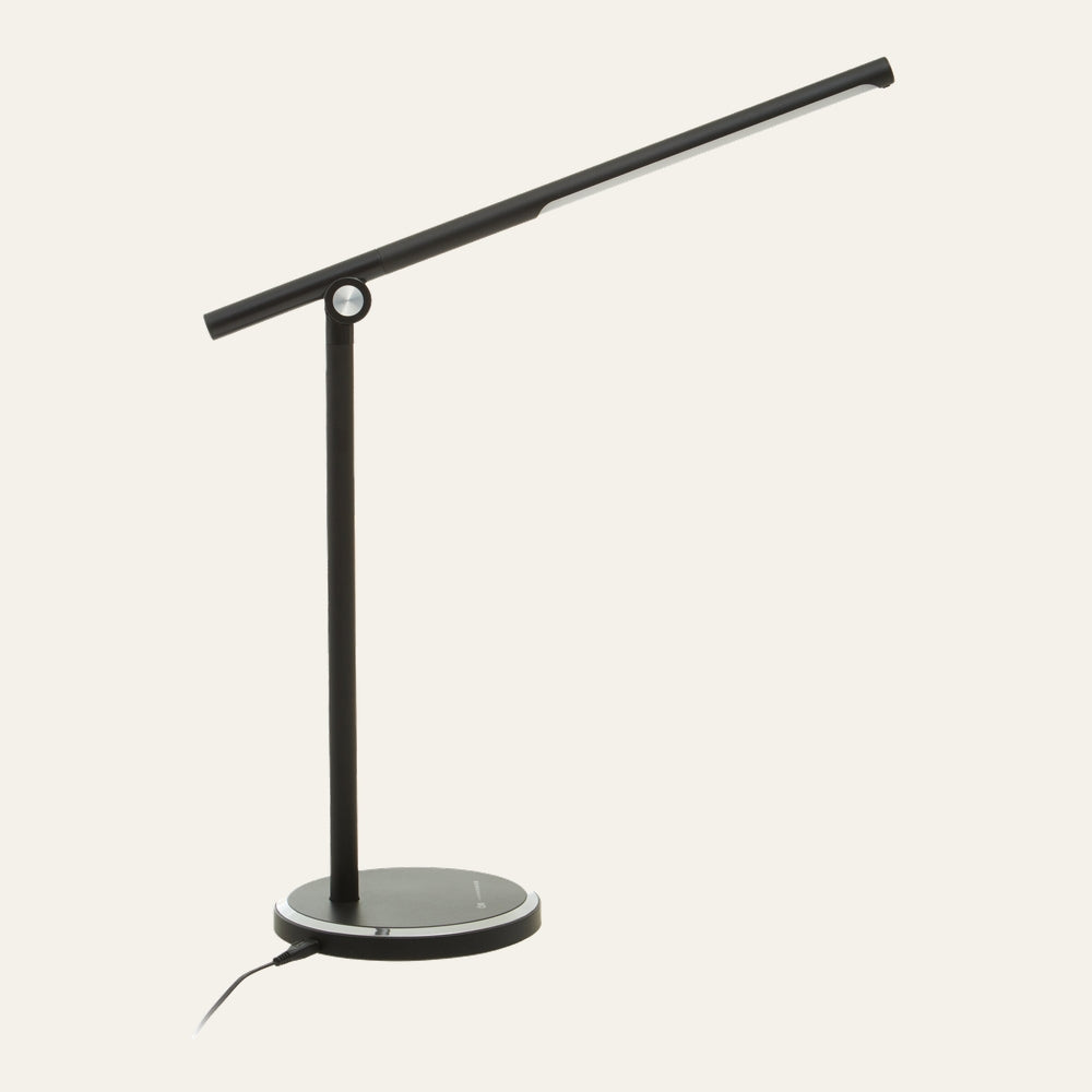 Slimline LED Desk Lamp with Touch Control – Black or White