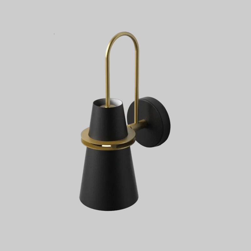 Nordic Cone LED Wall Light with Adjustable Metal Shade