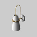 Nordic Cone LED Wall Light with Adjustable Metal Shade