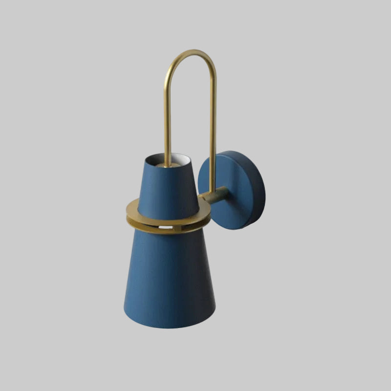 Nordic Cone LED Wall Light with Adjustable Metal Shade
