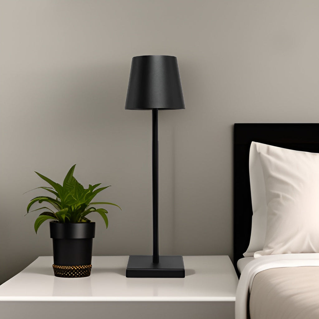 Cordless Waterproof LED Table Lamp – Rechargeable, 7 Colors