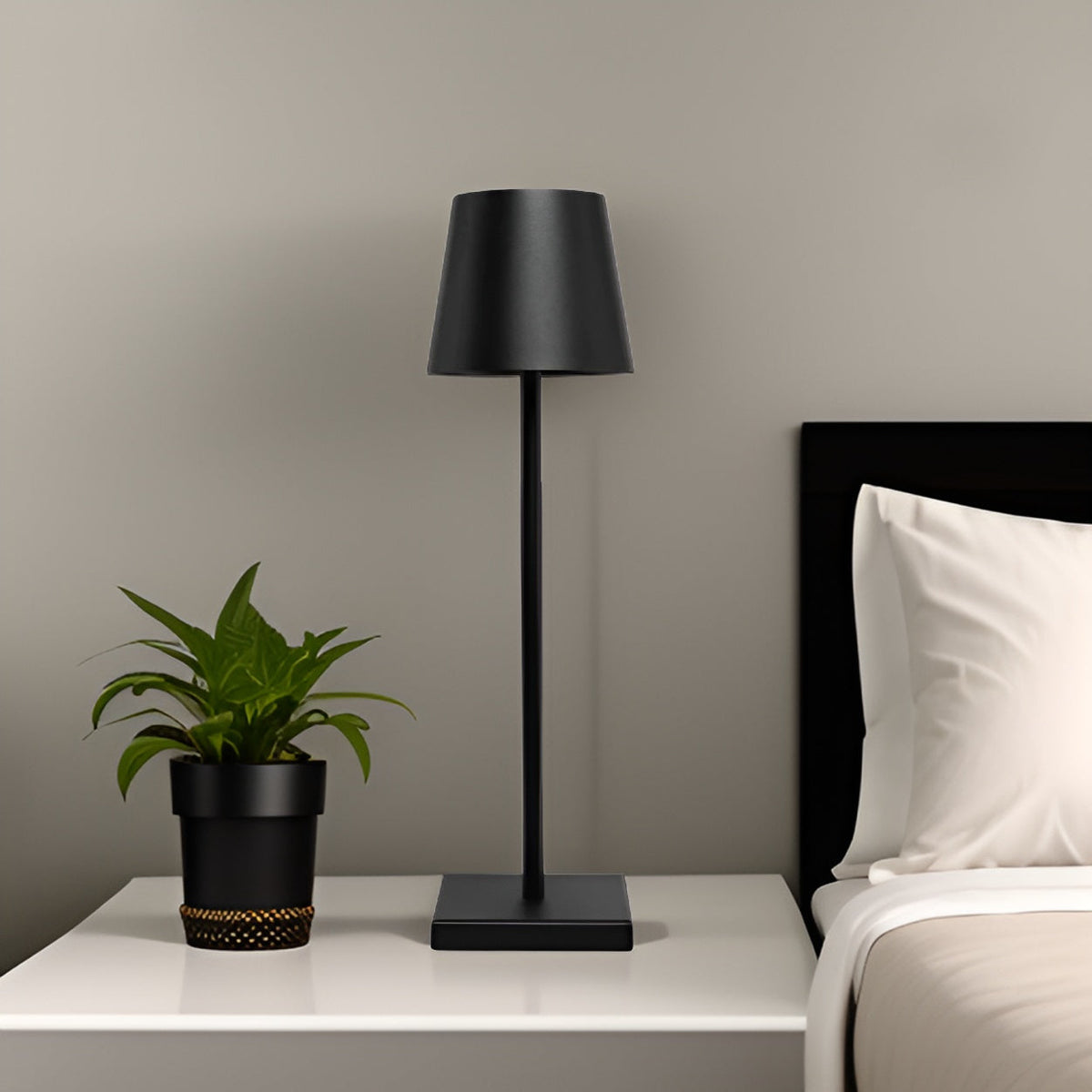 Cordless Waterproof LED Table Lamp – Rechargeable, 7 Colors