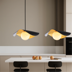 Marble Globe Pendant Light – Black or White