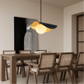 Marble globe pendant light