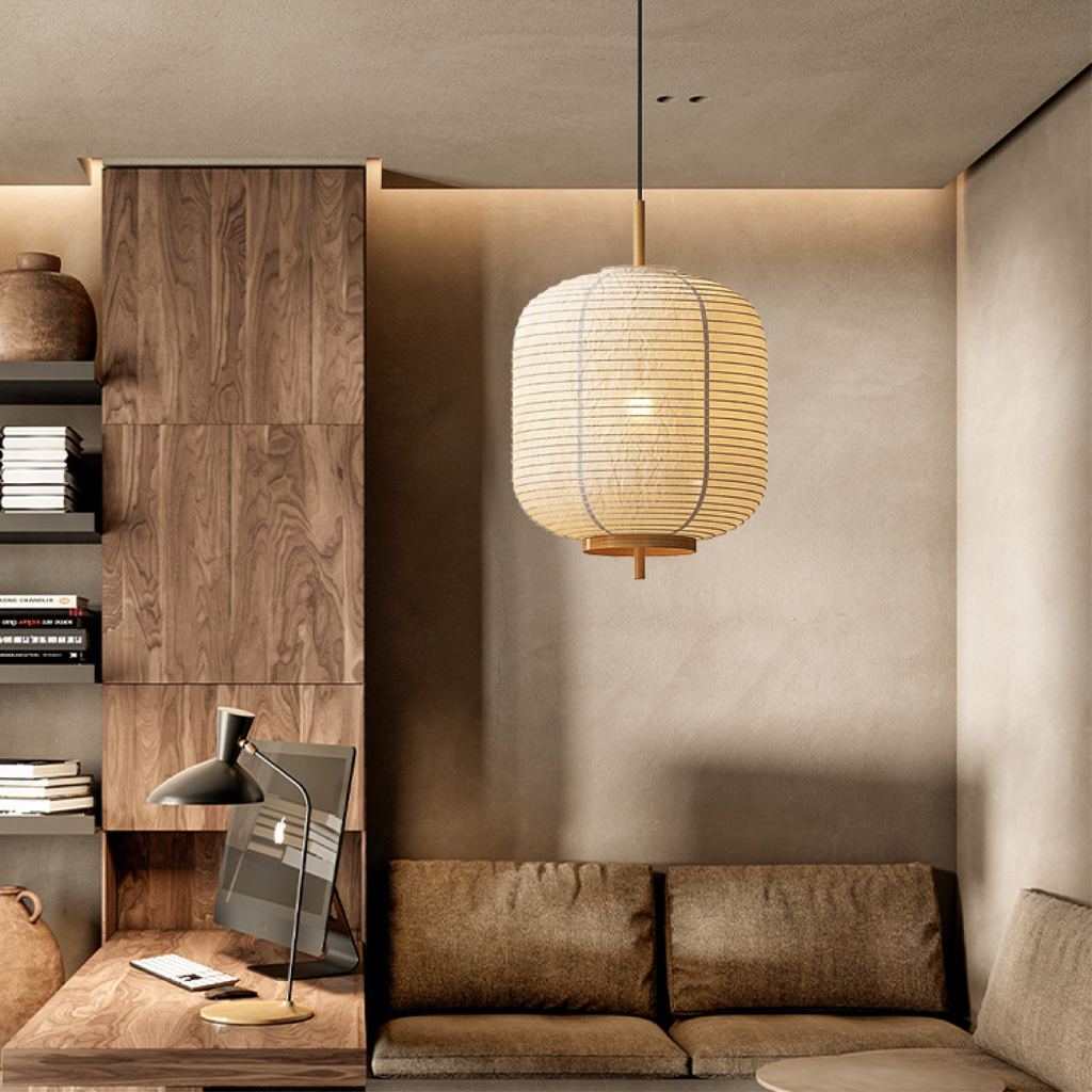 Japanese Rice Paper Pendant Light – Lantern Shade