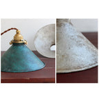 Vintage Industrial Cone Pendant Light – Rustic Finish