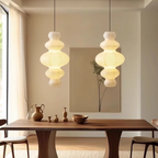 Layered Rice Paper Cloud Pendant Light