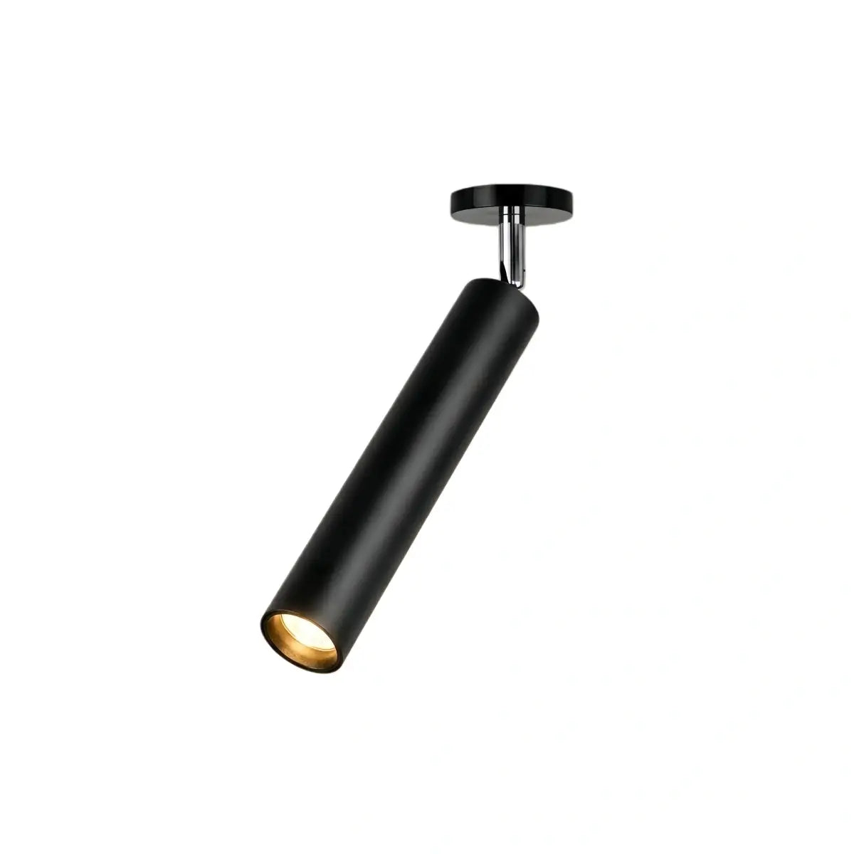 Modern linear black metal LED ceiling spotlight