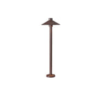 Mushroom Outdoor Path Light – Coffee Finish