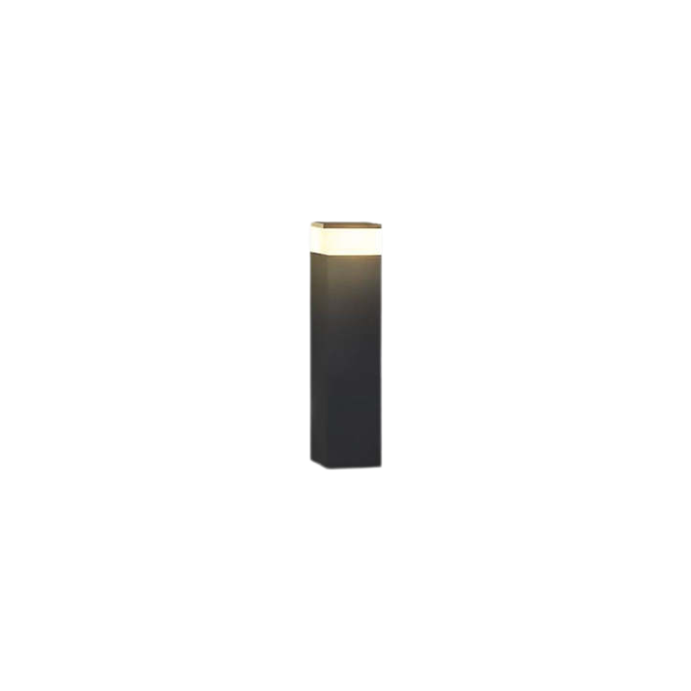 Solar Garden Bollard Light – Black Post, Motion Sensor Option
