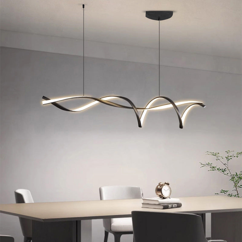 Scandinavian Linear LED Dining Table Light – 39" to 59"
