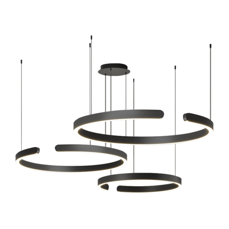 3-Ring LED Scandinavian Pendant Light