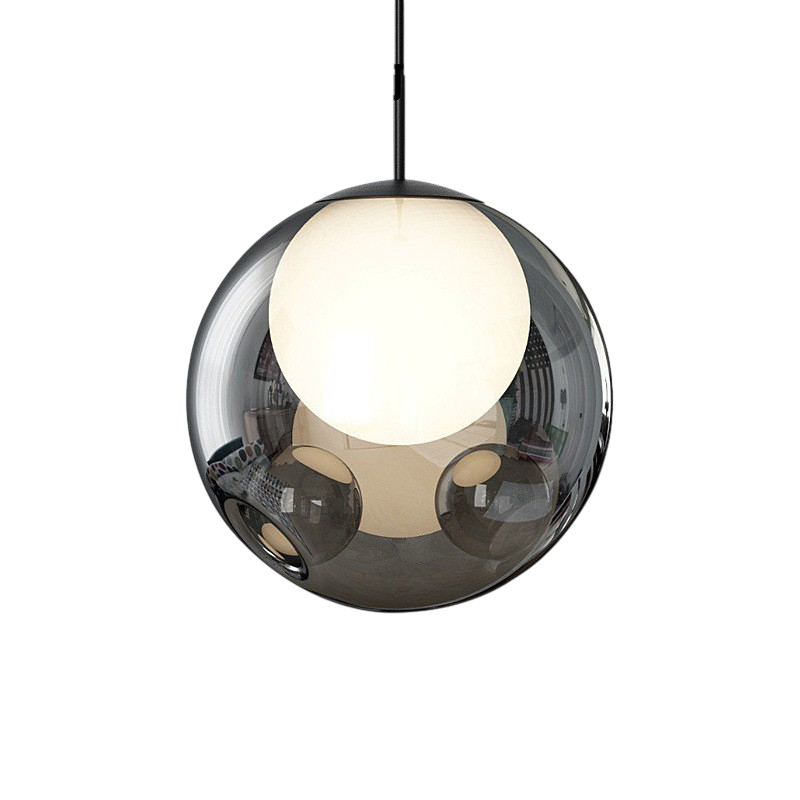 Glossy Glass Mini Pendant Light – 6.3"