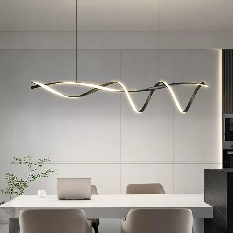Scandinavian Linear LED Dining Table Light – 39" to 59"