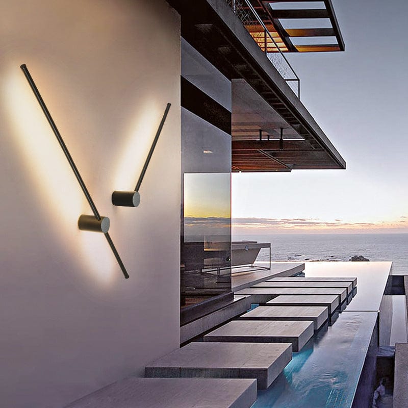 Minimalist Linear LED Outdoor Wall Light – 23.6" or 39.4"
