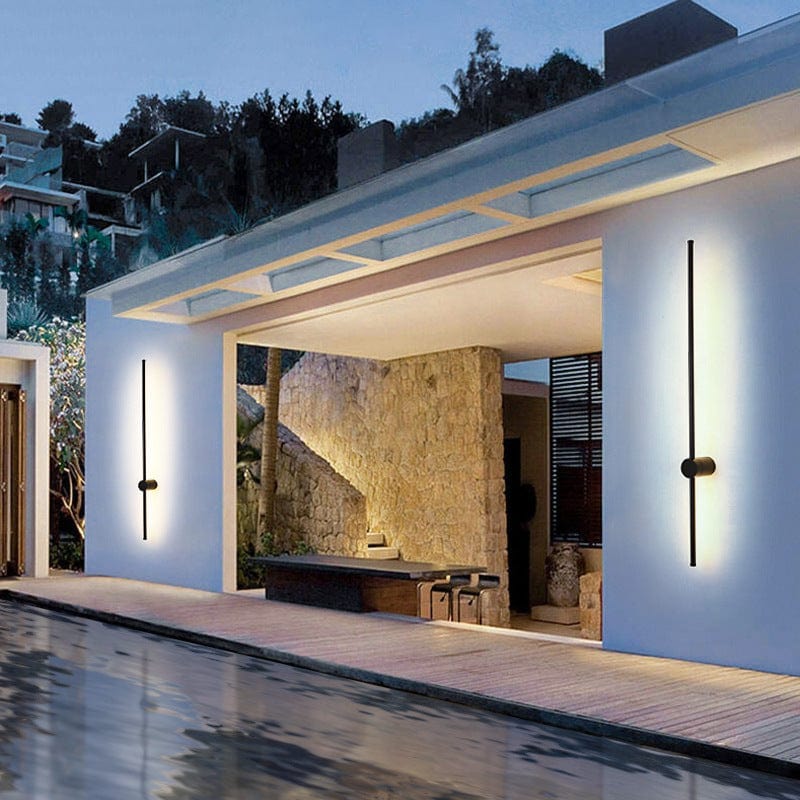 Minimalist Linear LED Outdoor Wall Light – 23.6" or 39.4"