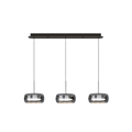 Modern Multi-Light Glass Dining Pendant – 3 or 4 Lights