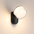 Adjustable LED outdoor wall spotlight