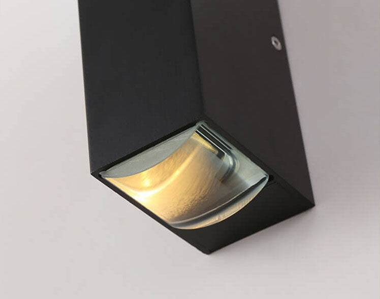 Scandi Up-Down LED Outdoor Wall Light – Black, Dimmable Options