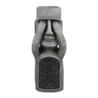 Solar Easter Island Head Garden Statues – See, Hear, Speak No Evil