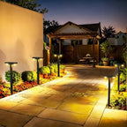 Solar LED T-Post Pathway Lights – 4 Pack