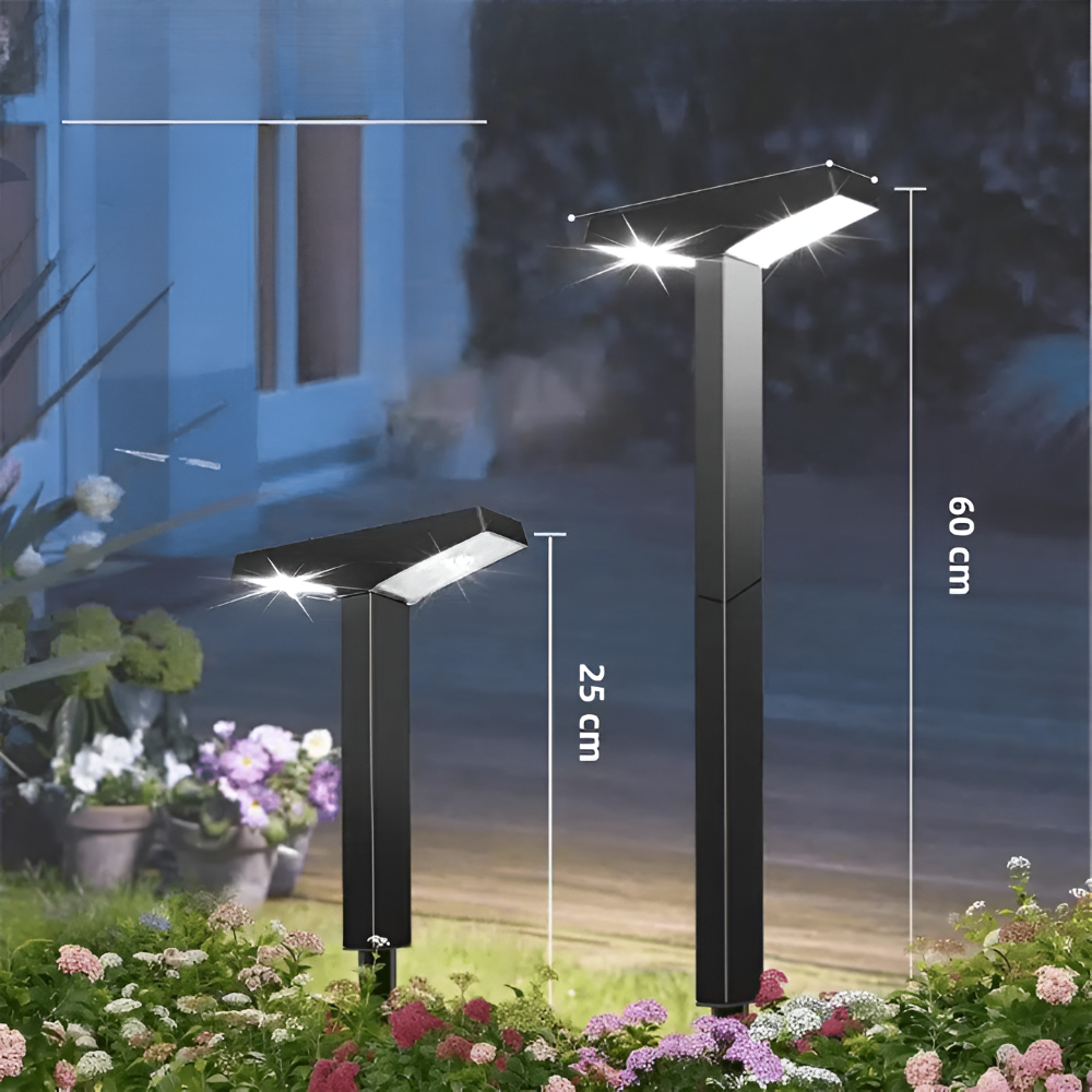 Solar LED T-Post Pathway Lights – 4 Pack