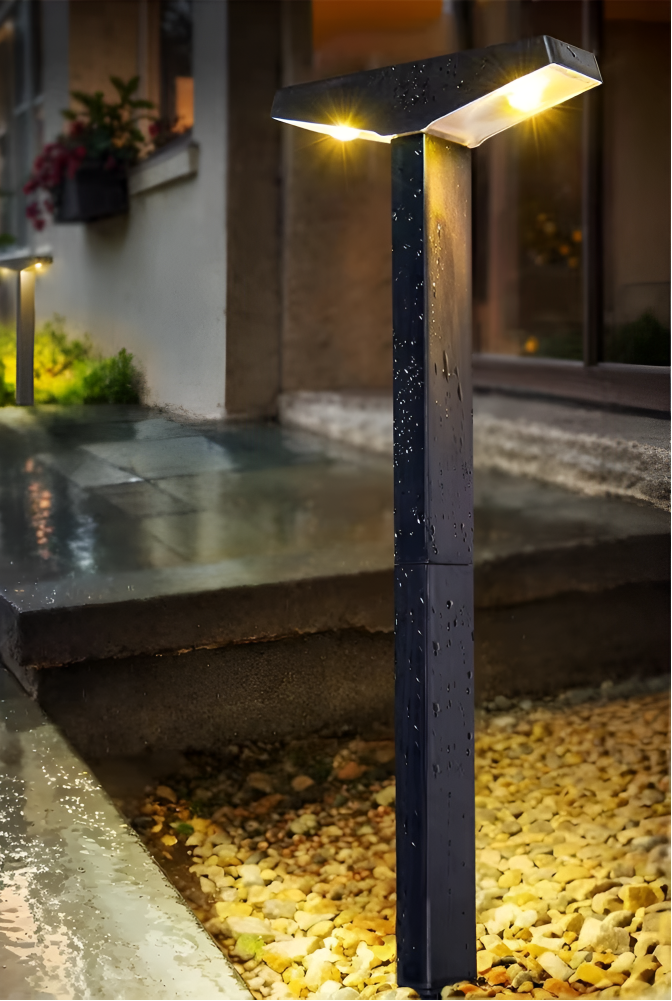 Solar LED T-Post Pathway Lights – 4 Pack