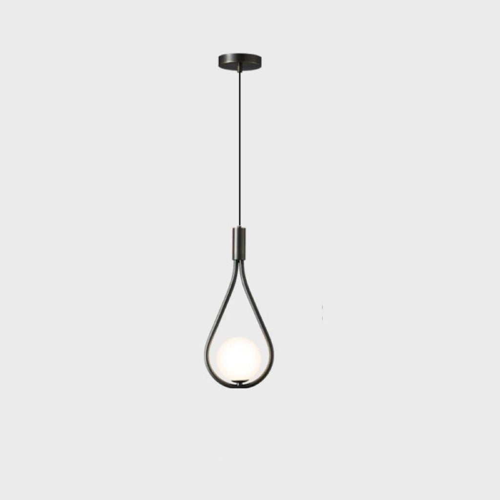 Contemporary Minimalist LED Pendant Light – Black or Gold
