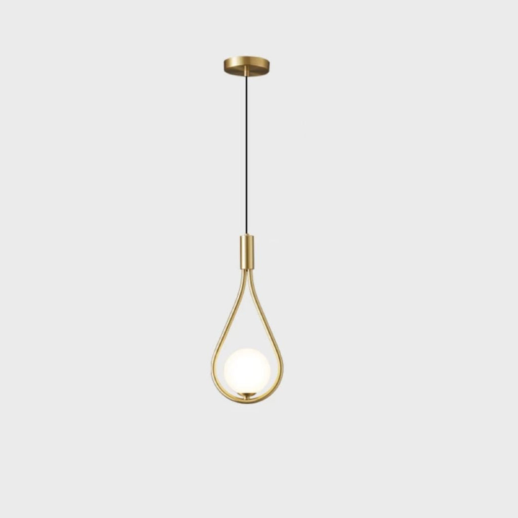 Contemporary Minimalist LED Pendant Light – Black or Gold