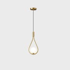 Contemporary Minimalist LED Pendant Light – Black or Gold