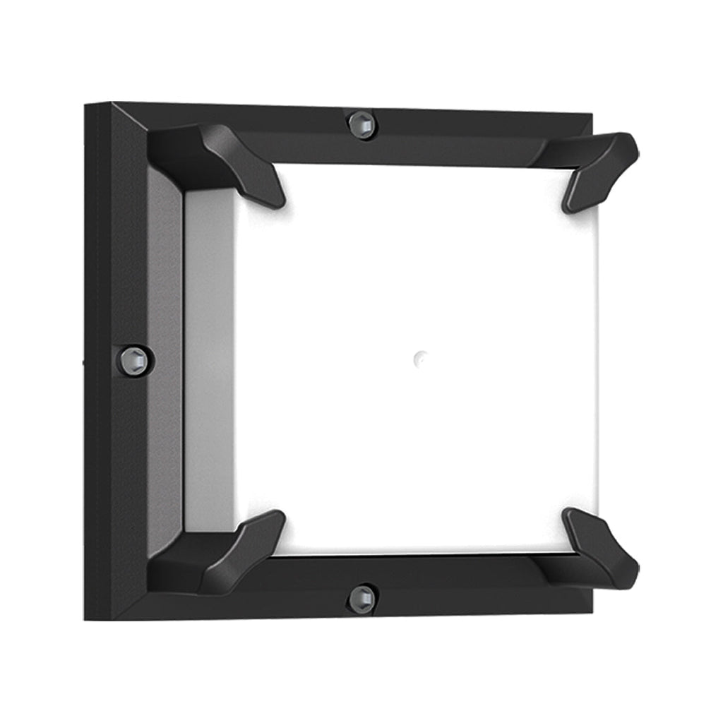 Square Black Waterproof LED Outdoor Wall Light