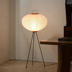 Japanese rice paper floor lamp