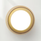 Retro Glass Flush Mount Ceiling Light – 3-Color LED