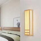 Japandi Wooden Slat LED Wall Light