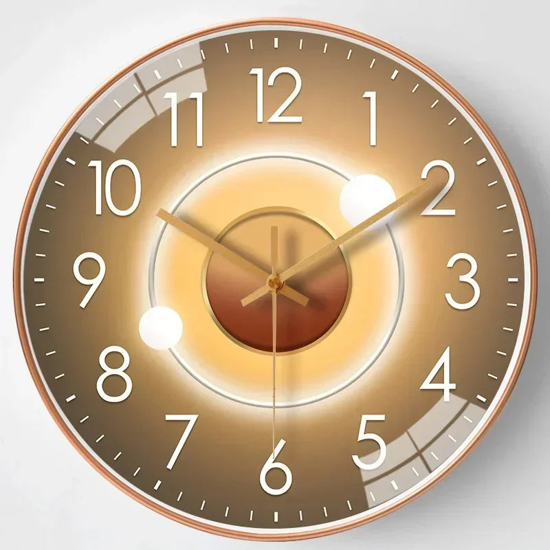 Modern Silent Wall Clock – 9 Designs, 11.8"