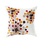 Embroidered Floral Throw Pillow Cover – 18" x 18"