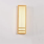 Japandi Wooden Slat LED Wall Light