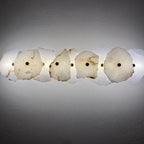 Organic Stone-Look LED Wall Sconce – 1 to 7 Lights
