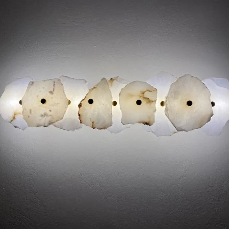 Organic Stone-Look LED Wall Sconce – 1 to 7 Lights
