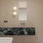 Frosted Glass Globe Wall Lamp – Warm or White Light