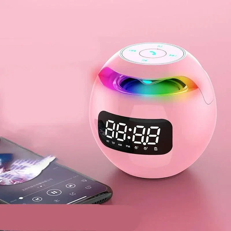 Bluetooth Speaker Alarm Clock with LED Display