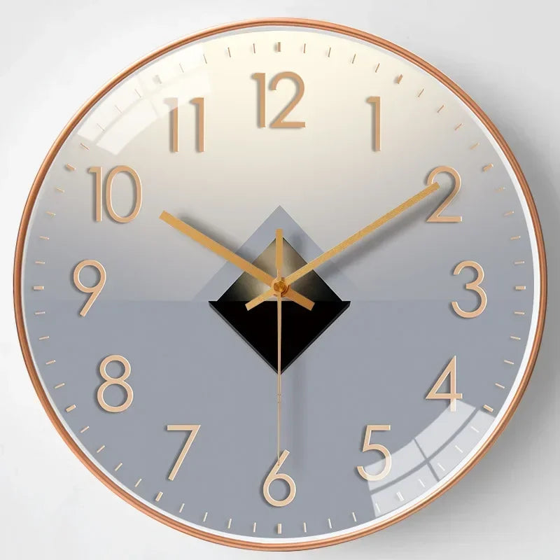Modern Silent Wall Clock – 9 Designs, 11.8"